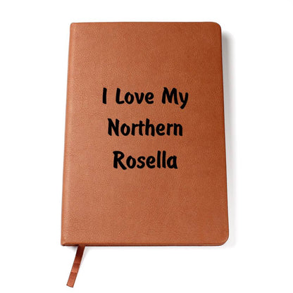 Love My Northern Rosella - Vegan Leather Journal