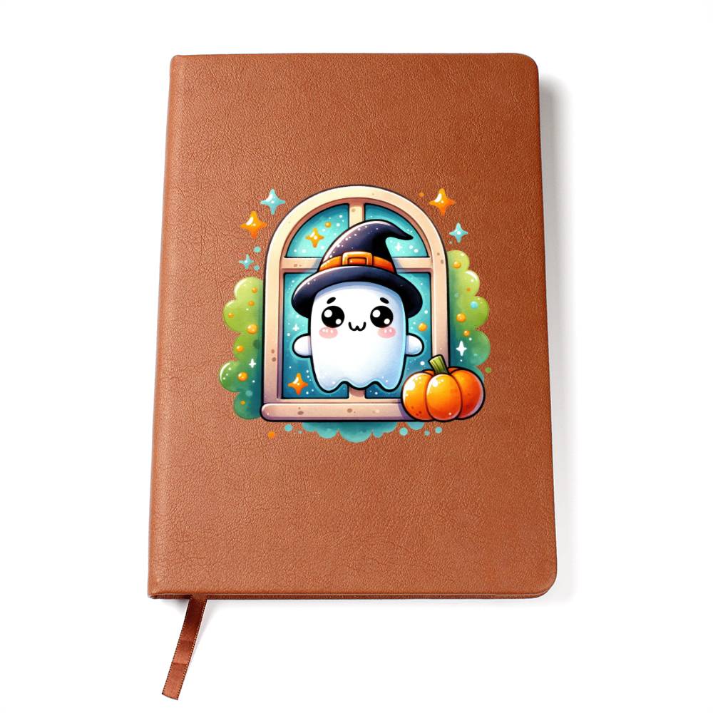 Cute Halloween Sticker 087 - Vegan Leather Journal
