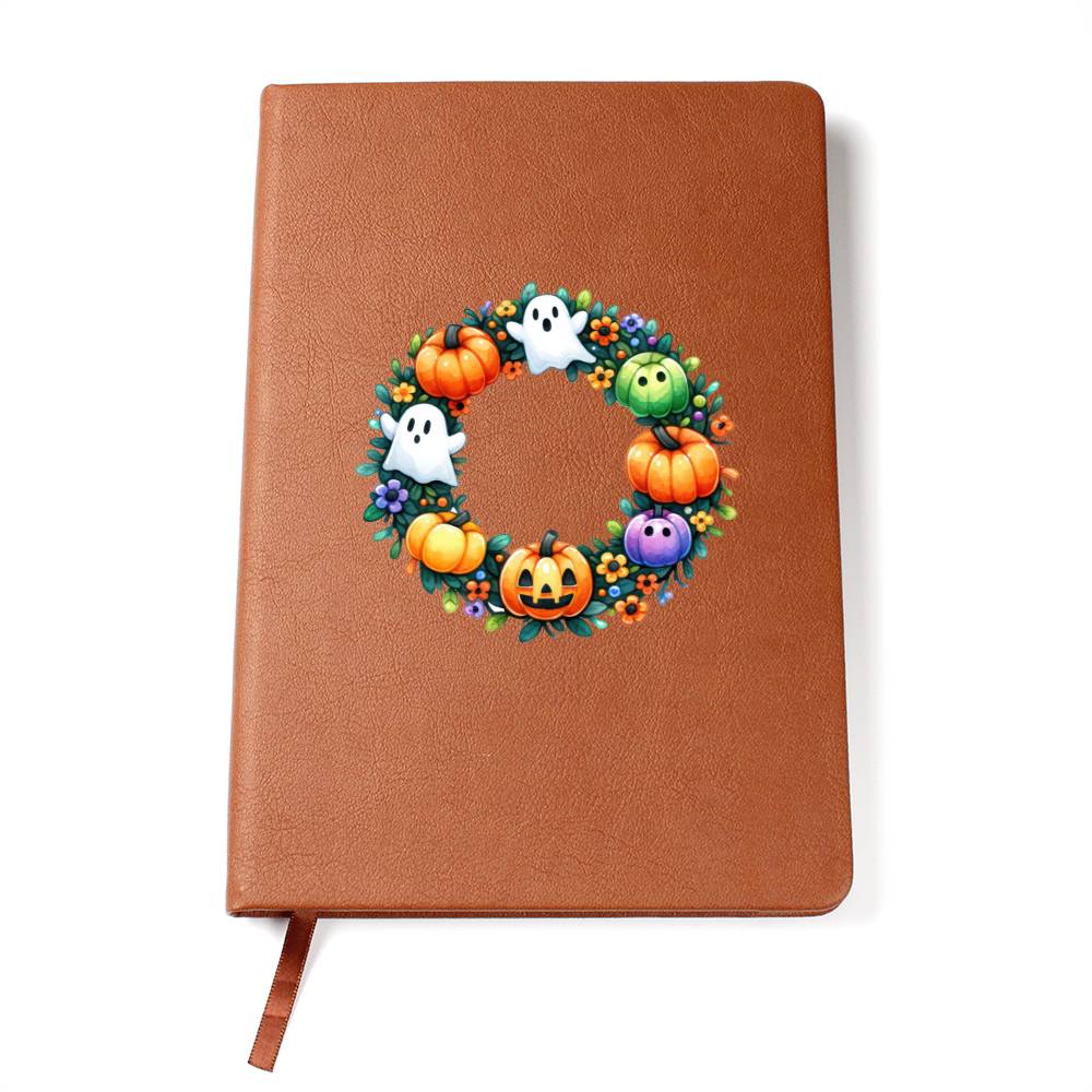 Cute Halloween Sticker 005 - Vegan Leather Journal