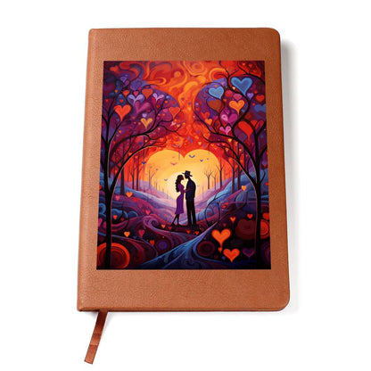 Valentine's Day Art 351 - Vegan Leather Journal