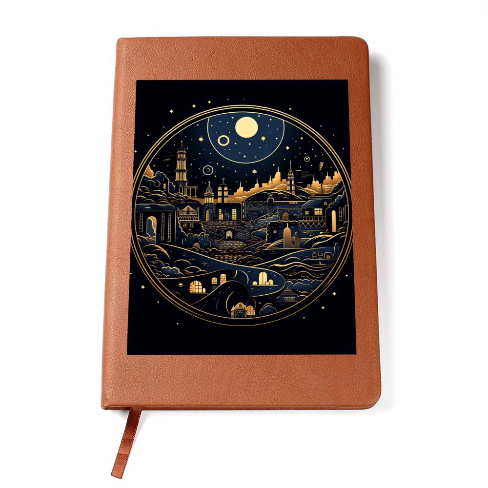 Minimalist BOHO Art 045 - Vegan Leather Journal