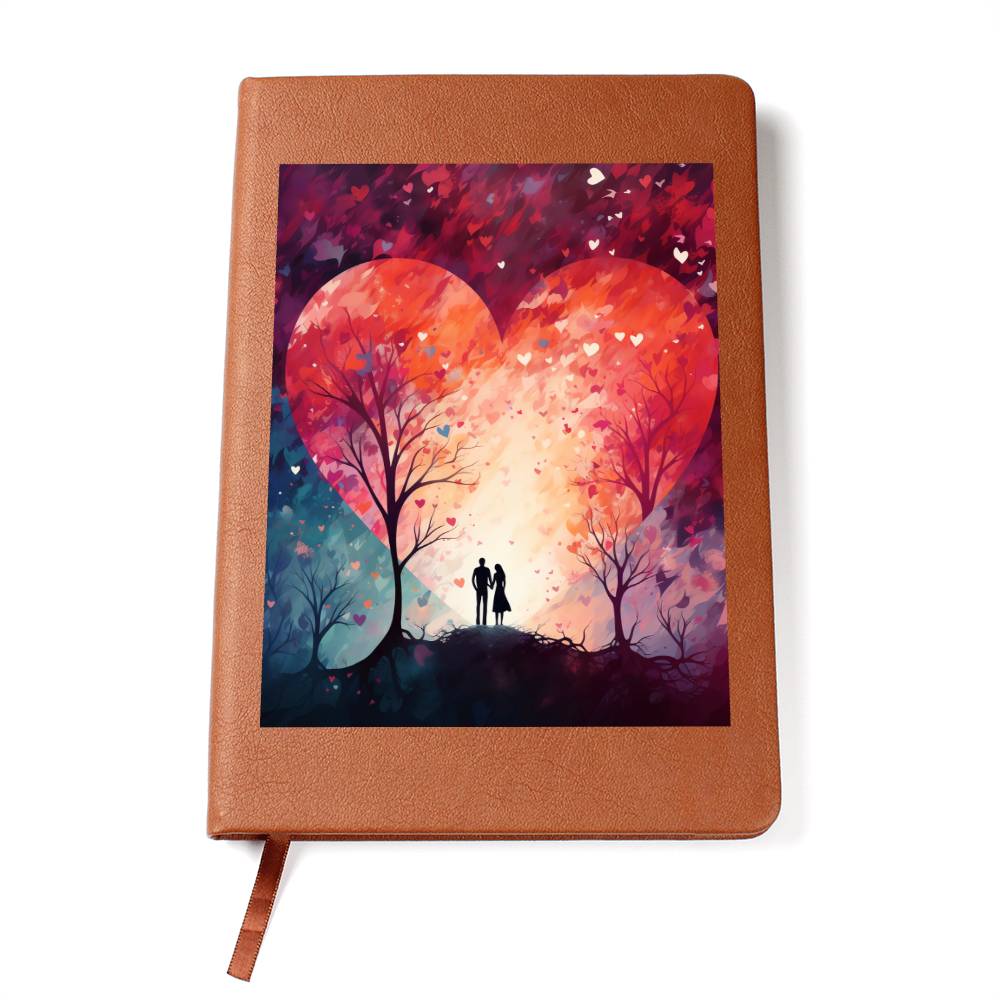 Valentine's Day Art 035 - Vegan Leather Journal