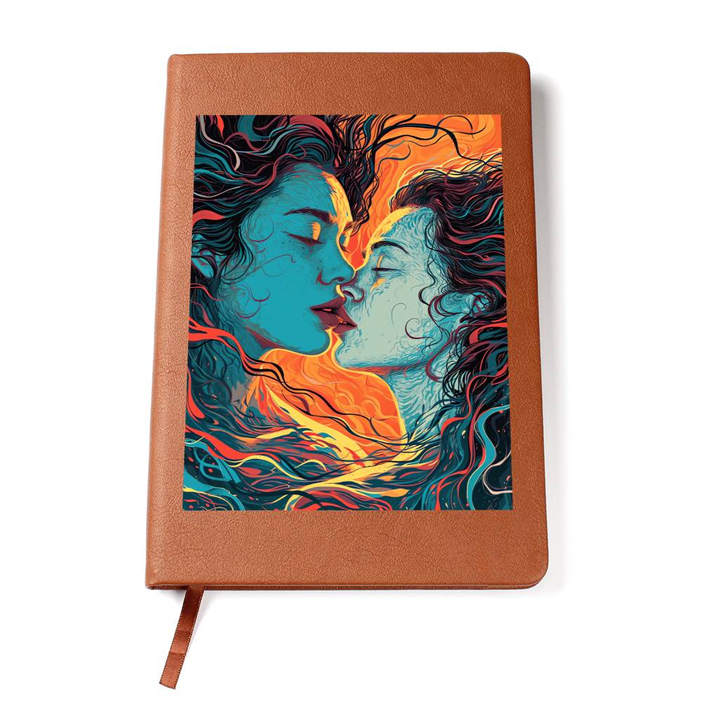 Valentine's Day Art 207 - Vegan Leather Journal