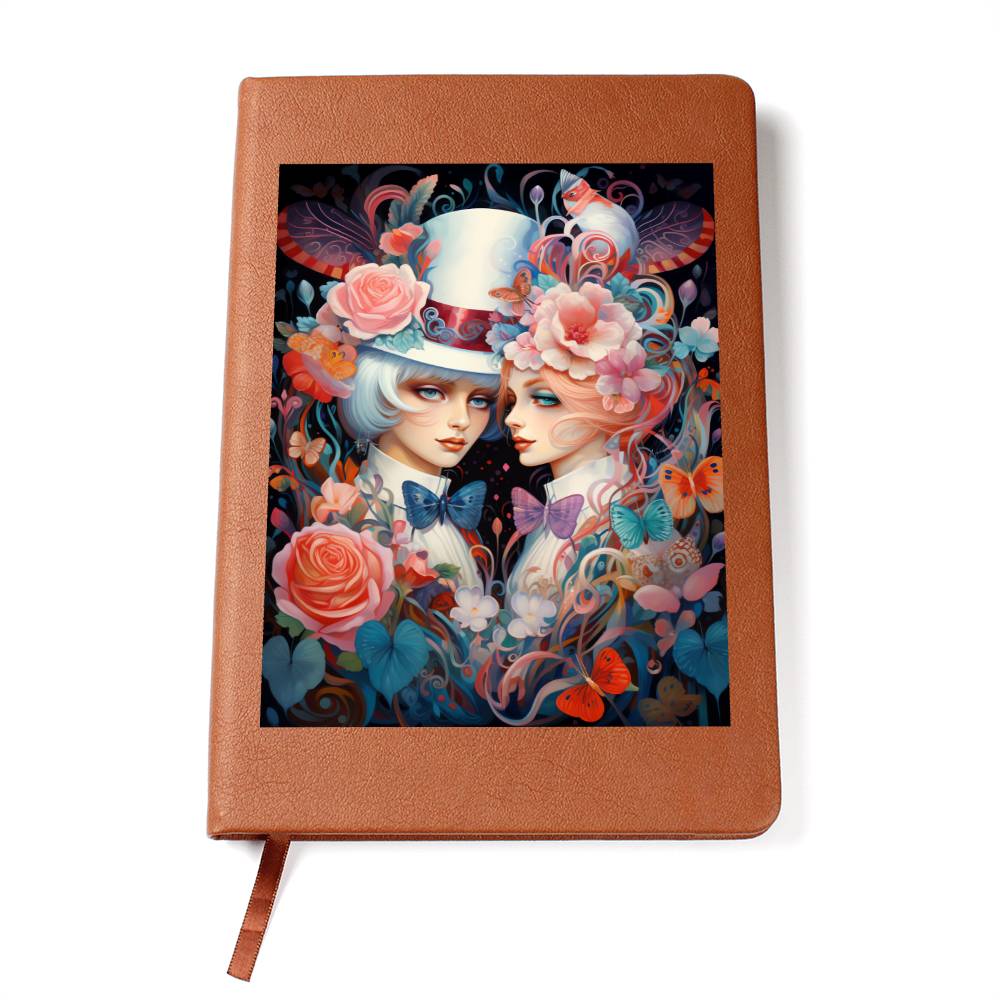 Valentine's Day Art 383 - Vegan Leather Journal