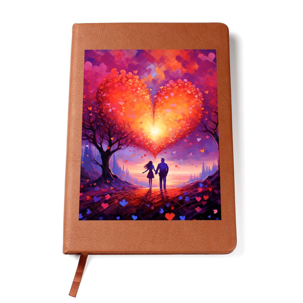 Valentine's Day Art 240 - Vegan Leather Journal