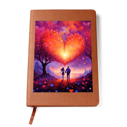 Valentine's Day Art 240 - Vegan Leather Journal