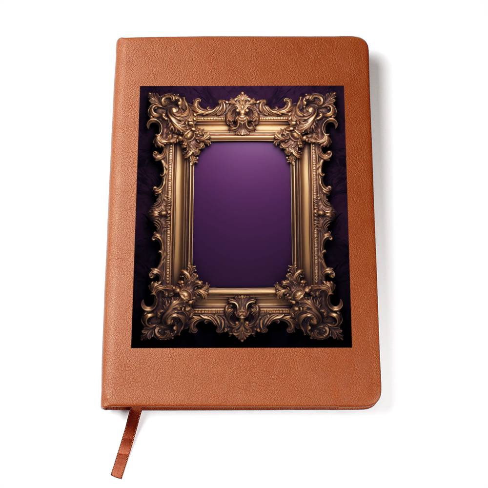 Ornate Gold Cover 043 - Vegan Leather Journal