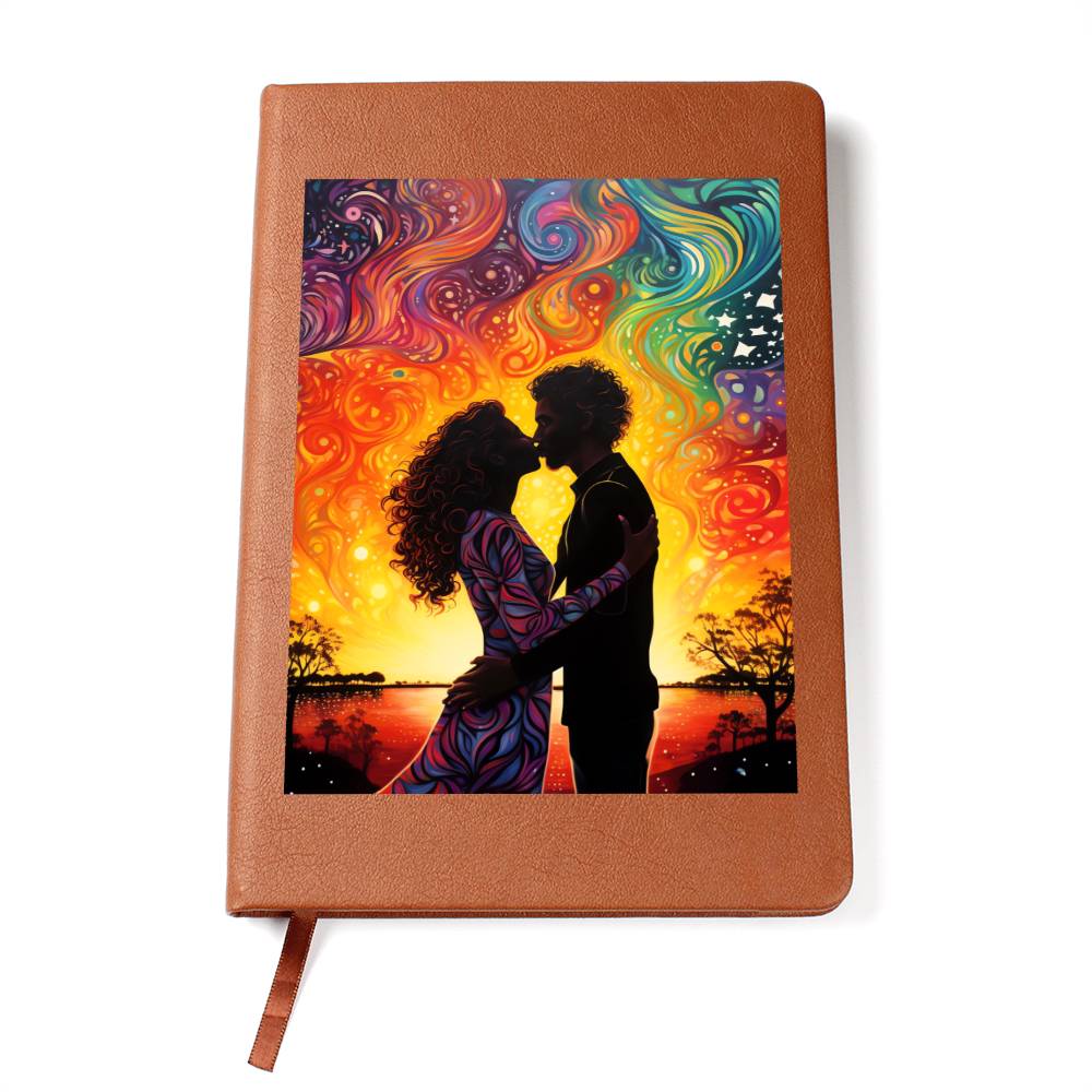 Valentine's Day Art 015 - Vegan Leather Journal