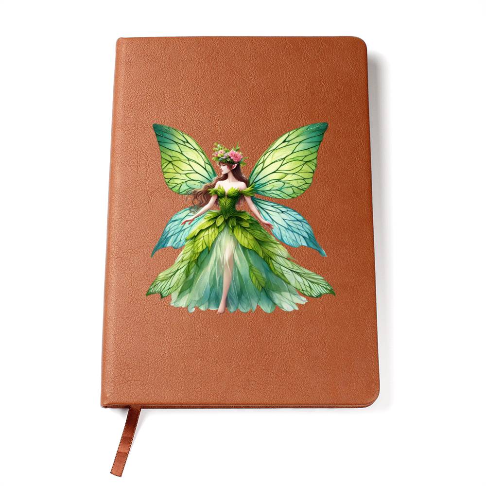 Magical Nature Forest Fairy 16 - Vegan Leather Journal