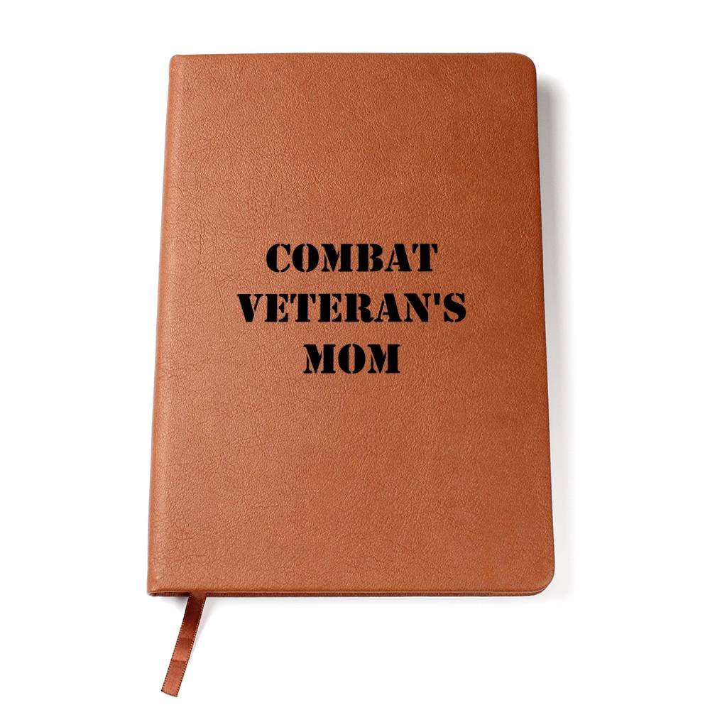 Combat Veteran's Mom - Vegan Leather Journal