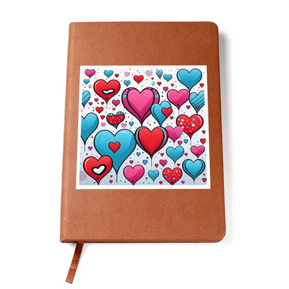 Valentine's Day Pop Art 25 - Vegan Leather Journal