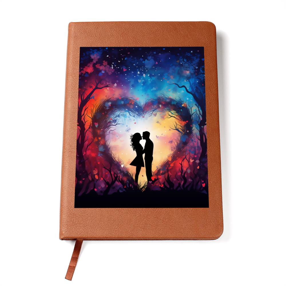 Valentine's Day Art 378 - Vegan Leather Journal