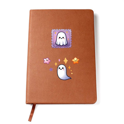 Cute Halloween Sticker 120 - Vegan Leather Journal