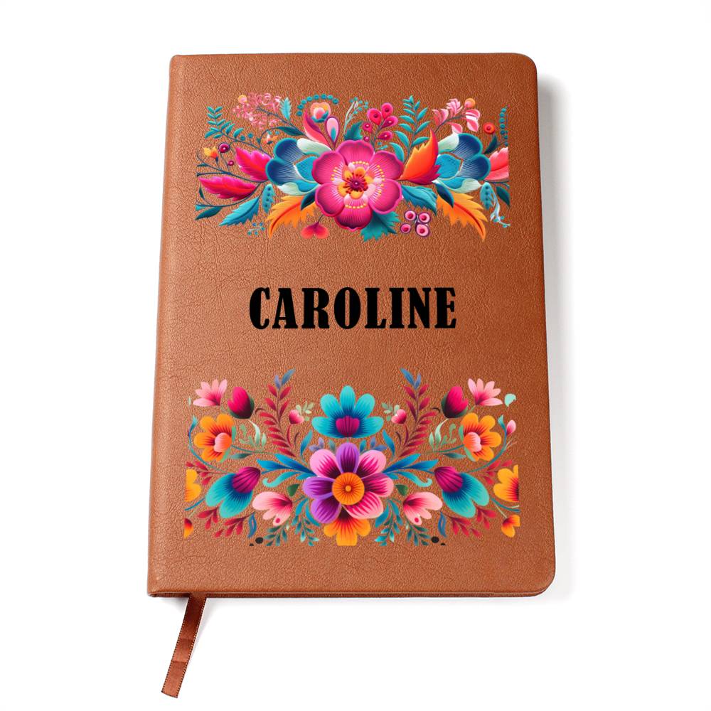 Caroline (Mexican Flowers 2) - Vegan Leather Journal