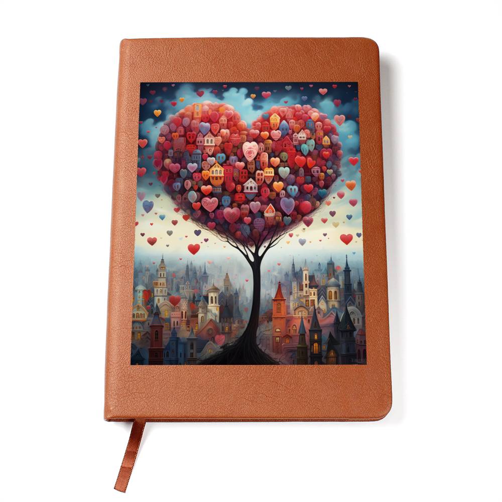 Valentine's Day Art 090 - Vegan Leather Journal