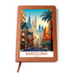Famous Travel Destinations - Barcelona, Spain - Vegan Leather Journal
