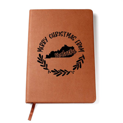 Merry Christmas From Kentucky - Vegan Leather Journal