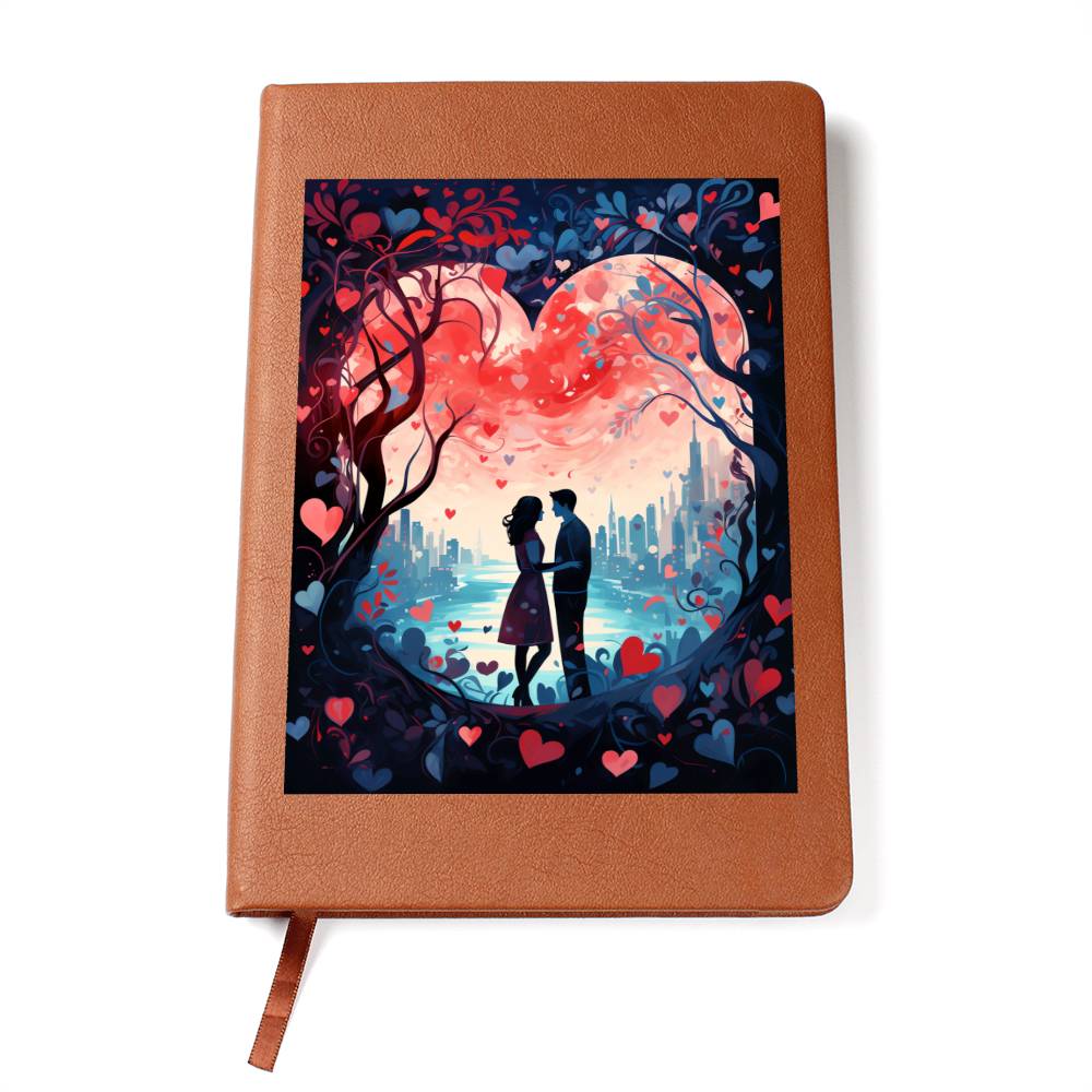 Valentine's Day Art 108 - Vegan Leather Journal