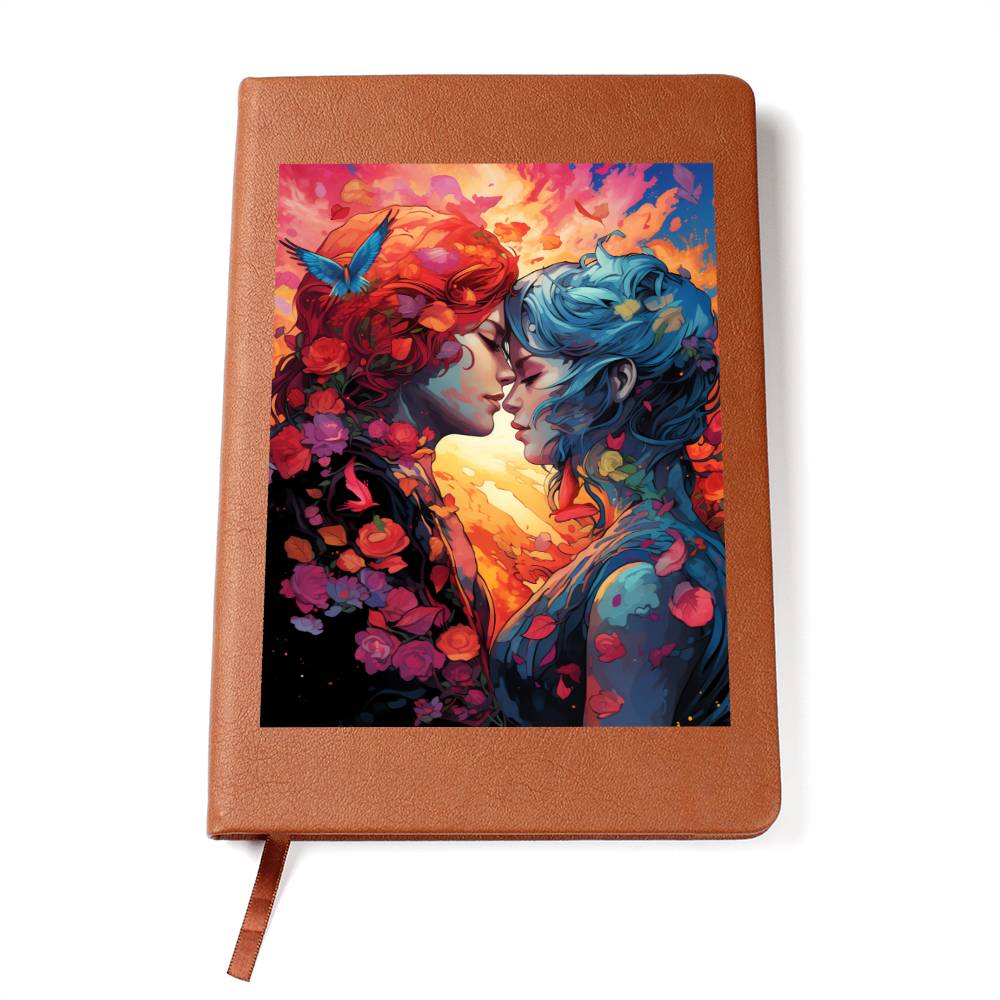 Valentine's Day Art 176 - Vegan Leather Journal