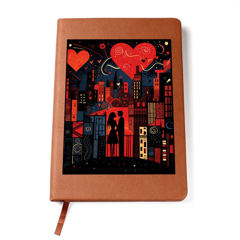 Valentine's Day Art 394 - Vegan Leather Journal