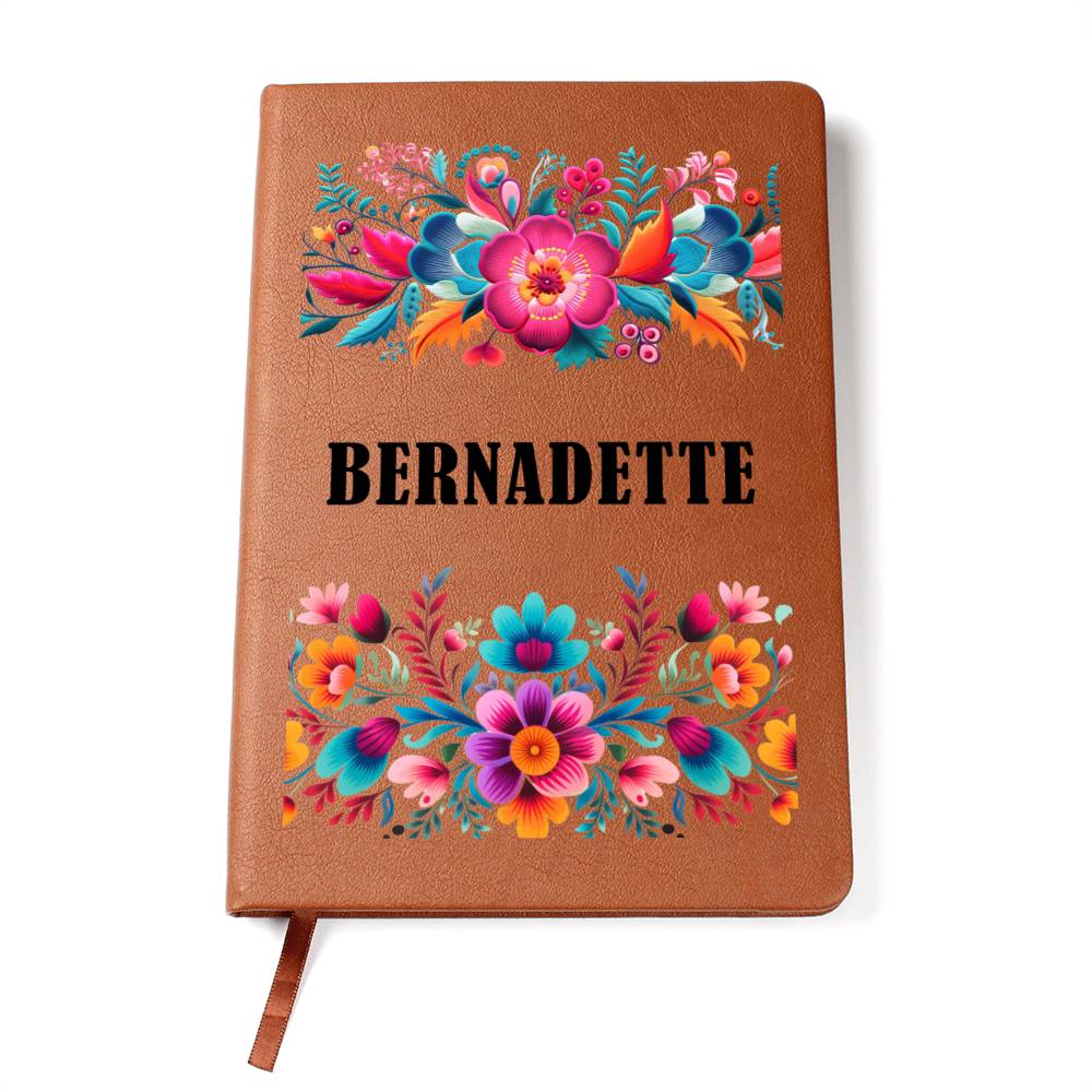 Bernadette (Mexican Flowers 2) - Vegan Leather Journal