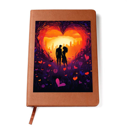 Valentine's Day Art 099 - Vegan Leather Journal