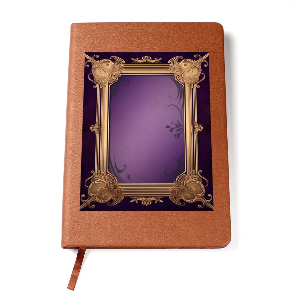 Ornate Gold Cover 064 - Vegan Leather Journal