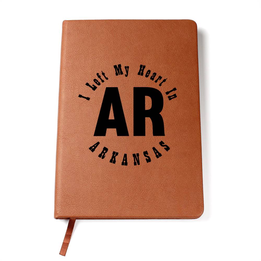Heart In Arkansas v01 - Vegan Leather Journal