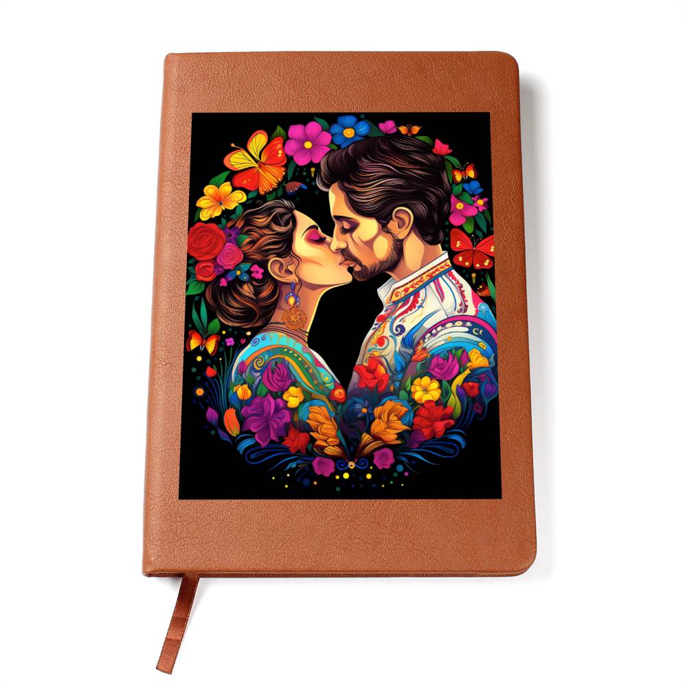 Valentine's Day Art 371 - Vegan Leather Journal