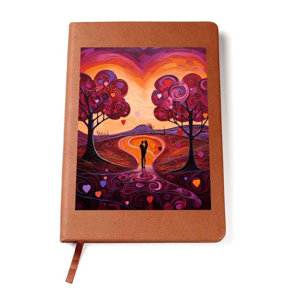 Valentine's Day Art 078 - Vegan Leather Journal