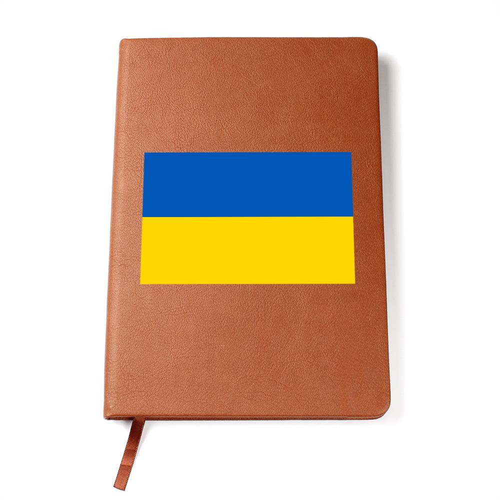 Ukrainian Flag - Vegan Leather Journal