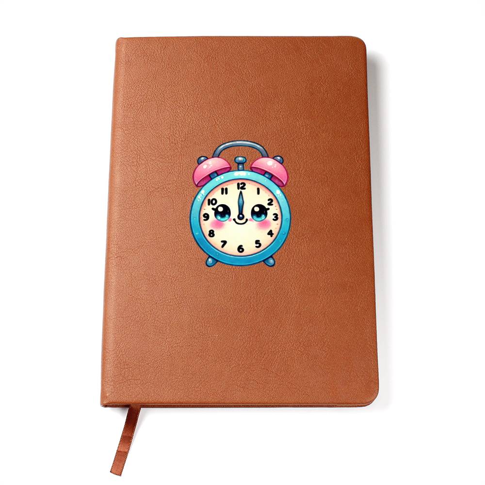 Cute Back to School Sticker 046 - Vegan Leather Journal