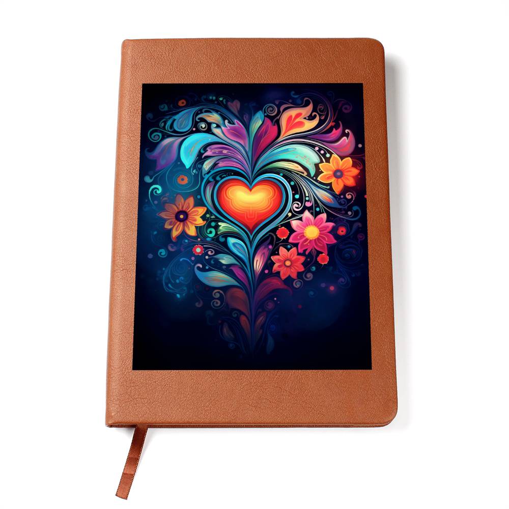 Valentine's Day Art 302 - Vegan Leather Journal