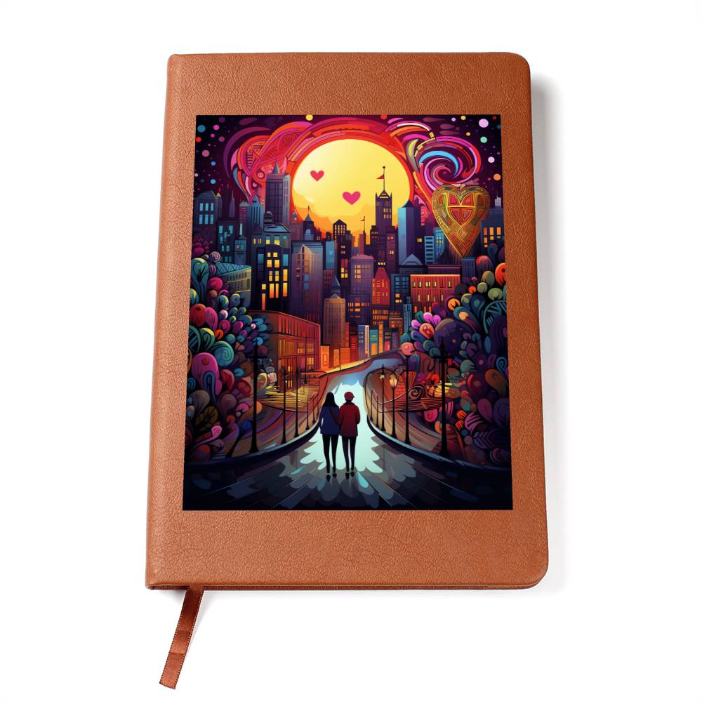 Valentine's Day Art 433 - Vegan Leather Journal