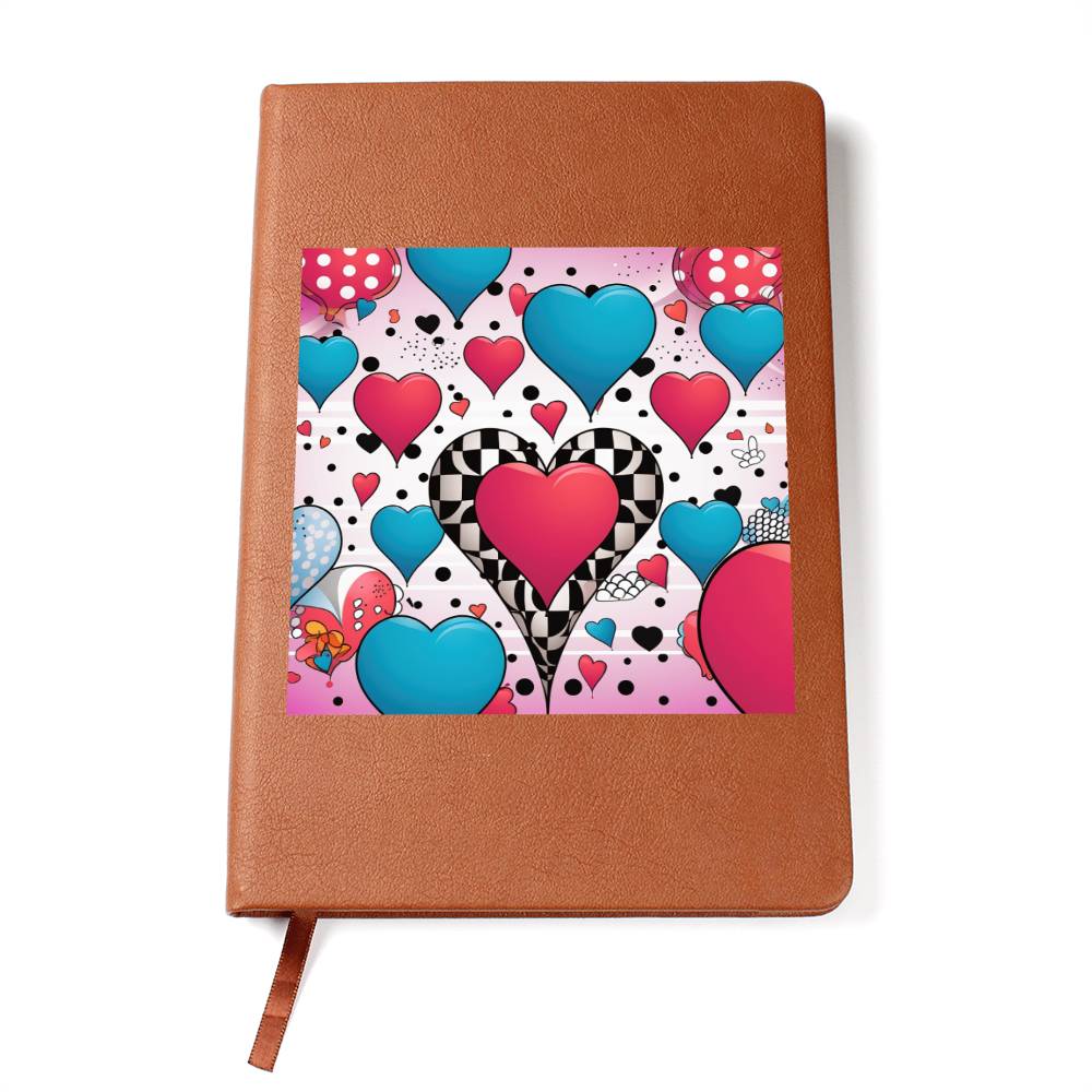 Valentine's Day Pop Art 13 - Vegan Leather Journal