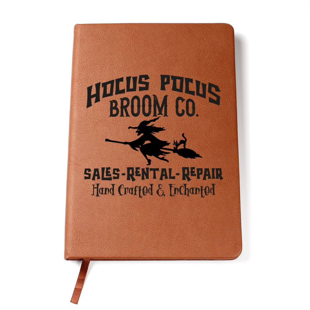 Vintage Halloween Signs 08 - Vegan Leather Journal