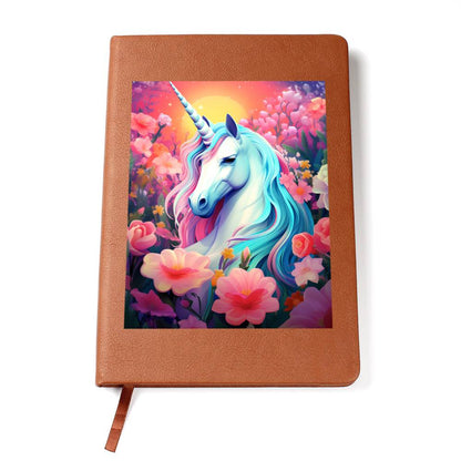 Cute Unicorn 019 - Vegan Leather Journal