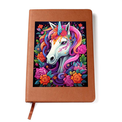 Cute Unicorn 100 - Vegan Leather Journal