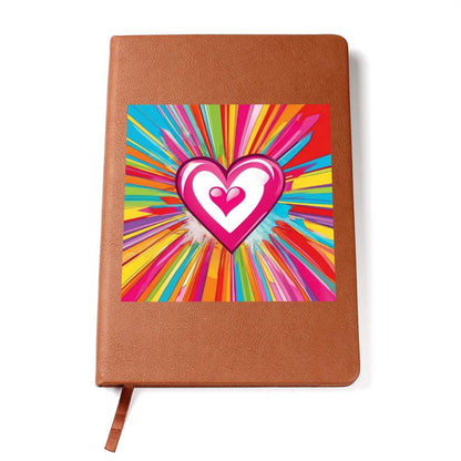 Valentine's Day Pop Art 08 - Vegan Leather Journal