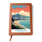 Famous Travel Destinations - Honolulu, Hawaii - Vegan Leather Journal