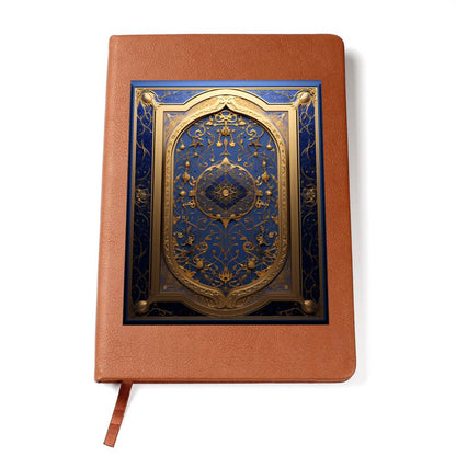 Ornate Gold Cover 021 - Vegan Leather Journal