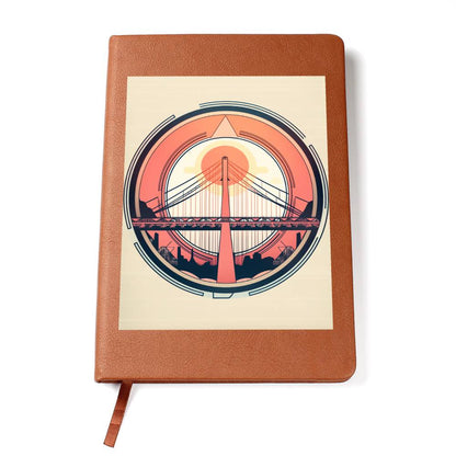 Minimalist BOHO Art 028 - Vegan Leather Journal