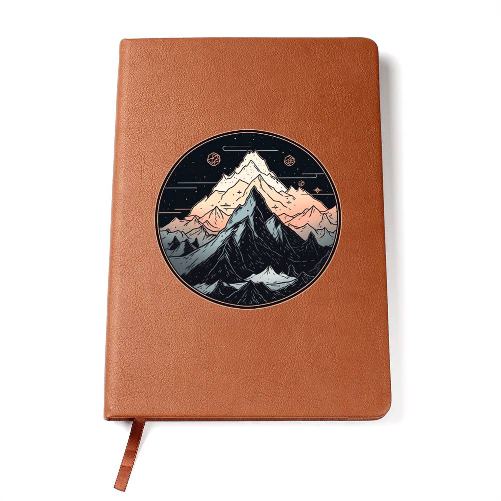 Minimalist BOHO Art 017 - Vegan Leather Journal