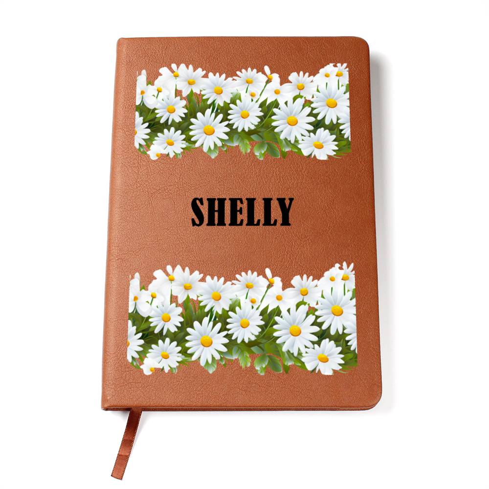 Shelly (Playful Daisies) - Vegan Leather Journal