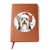 Christmas Dog - Biewer Terrier - Vegan Leather Journal