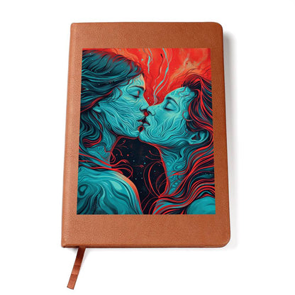 Valentine's Day Art 067 - Vegan Leather Journal