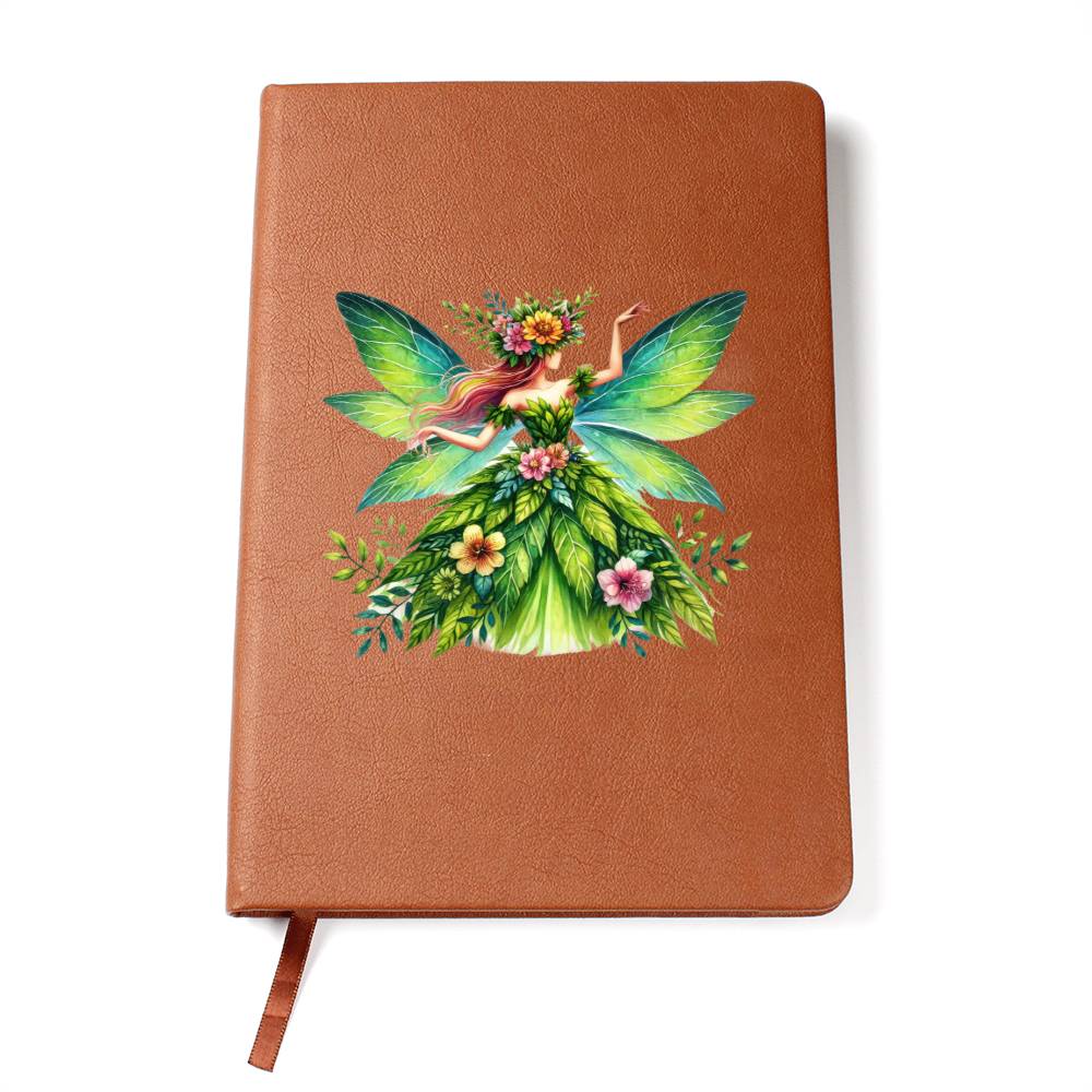 Magical Nature Forest Fairy 07 - Vegan Leather Journal