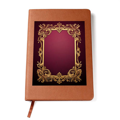 Ornate Gold Cover 075 - Vegan Leather Journal