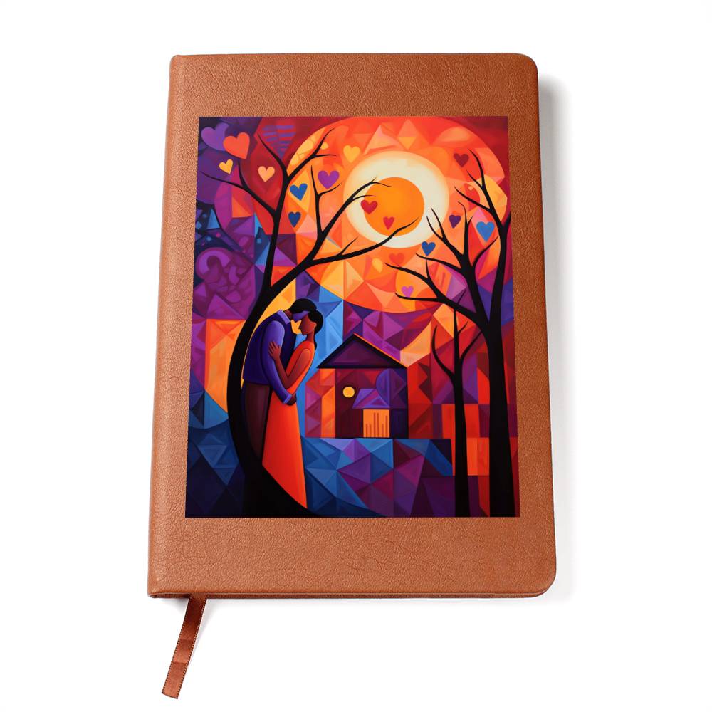 Valentine's Day Art 329 - Vegan Leather Journal
