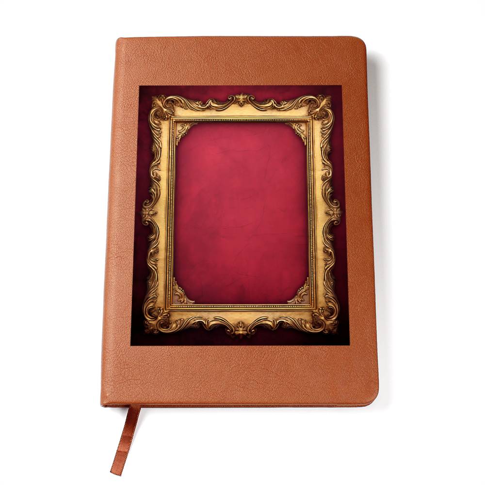 Ornate Gold Cover 056 - Vegan Leather Journal